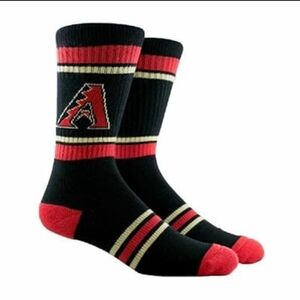 Arizona Diamondbacks Pkwy Stripe Crew Socks NWT